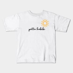 yalla habibi - sun Kids T-Shirt
